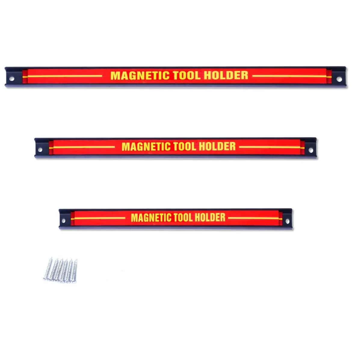 3er Wand Magnetleiste Set Magnet Werkzeughalter Magnetleisten mit Montagematerial