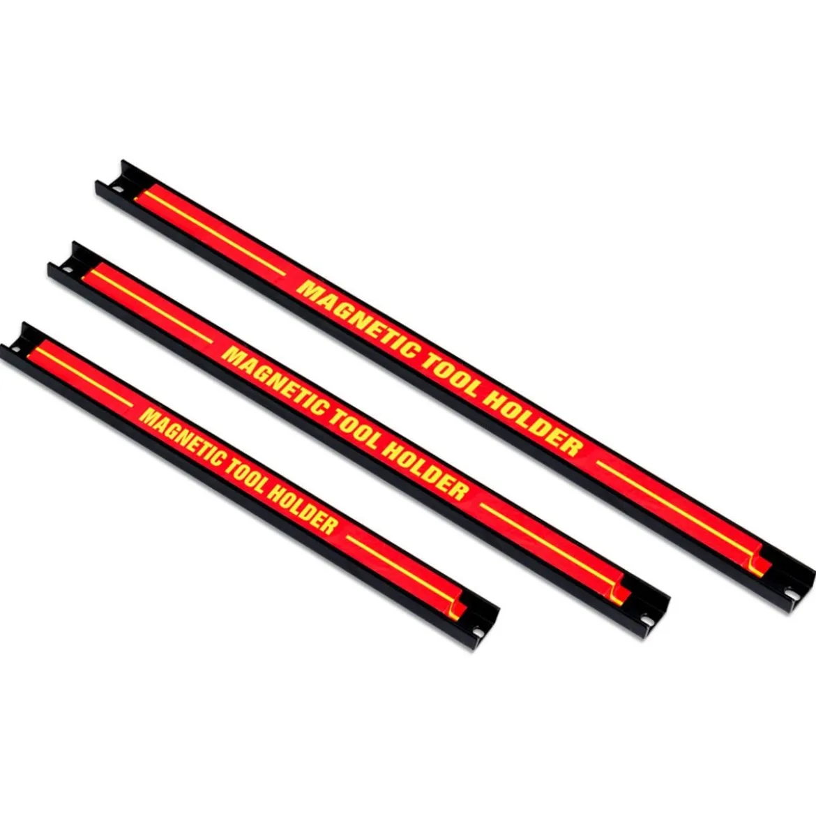 3er Wand Magnetleiste Set Magnet Werkzeughalter Magnetleisten mit Montagematerial