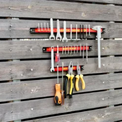 3er Wand Magnetleiste Set Magnet Werkzeughalter Magnetleisten mit Montagematerial