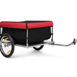 Fahrradanhänger Gepäckanhänger klappbar Lastenanhänger 40 cm Räder bis 40 kg Tragkraft