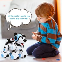 Ferngesteuert Hund Roboter Intelligent Roboterhund Hundespielzeug mit Musikfunktion