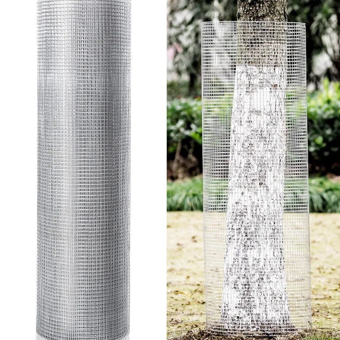Feuerverzinktes Drahtgeflecht 15 x 15 mm Maschendraht 19 Gauge Metallgitter Drahtgitter 122 x 150 cm Silber