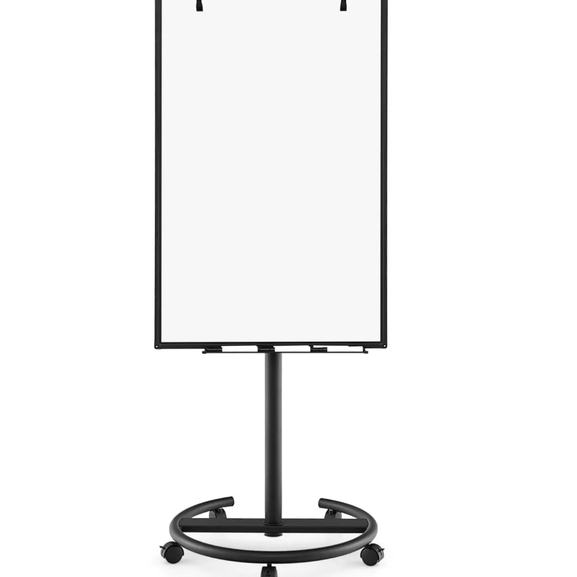 Flipchart Ständer auf Rollen mit Magneten & Markern Whiteboard Höhenverstellbar bis 192 cm