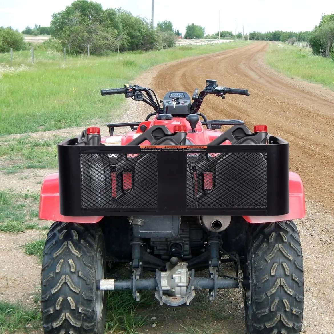 Frachtkorb für ATV/UTV Universeller Heckträger mit Mesh-Design Heckablagekorb 104 x 67 x 31,5 cm