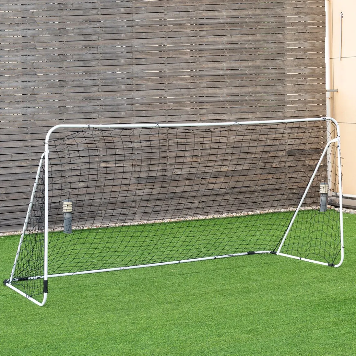 Fußballtor aus Stahl für Spiele und Training von Kindern und Teenagern ab 6 Jahren 365 x 153 x 183 cm