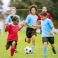 Fußballtor aus Stahl für Spiele und Training von Kindern und Teenagern ab 6 Jahren 365 x 153 x 183 cm