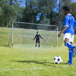 Fußballtor aus Stahl für Spiele und Training von Kindern und Teenagern ab 6 Jahren 365 x 153 x 183 cm
