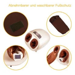 Fußmassage Elektrische Shiatsu Fußmassagegerät inkl. 5 Massagetypen 45 x 37 x 30 cm