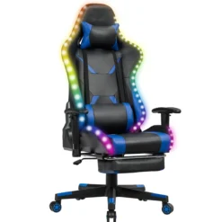 Gamingstuhl Bürostuhl Racing Chair Drehstuhl Blau