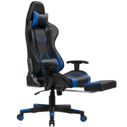 Gamingstuhl Bürostuhl Racing Chair Drehstuhl Blau