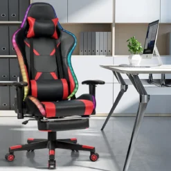 Gamingstuhl Bürostuhl Racing Chair Drehstuhl Rot