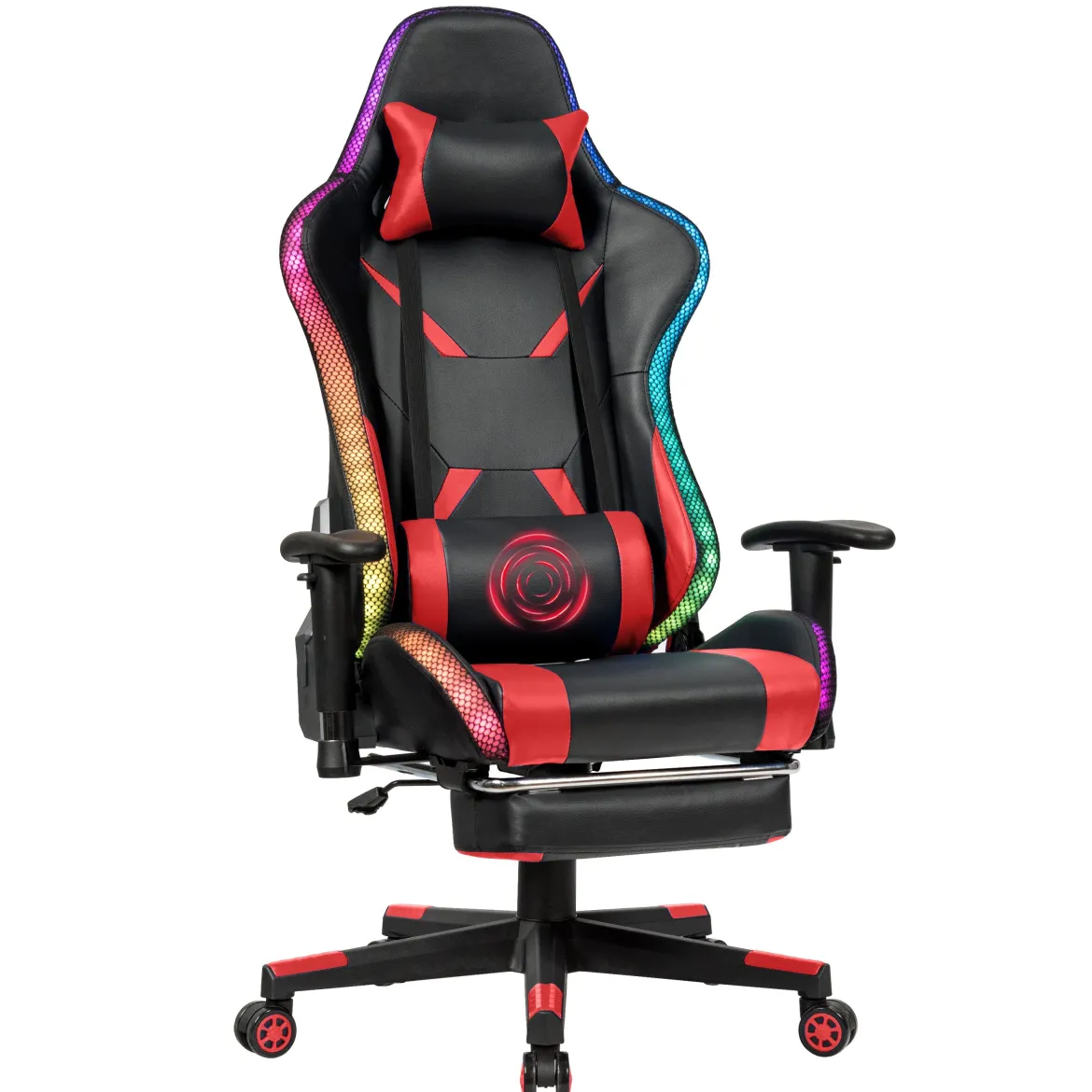 Gamingstuhl Bürostuhl Racing Chair Drehstuhl Rot