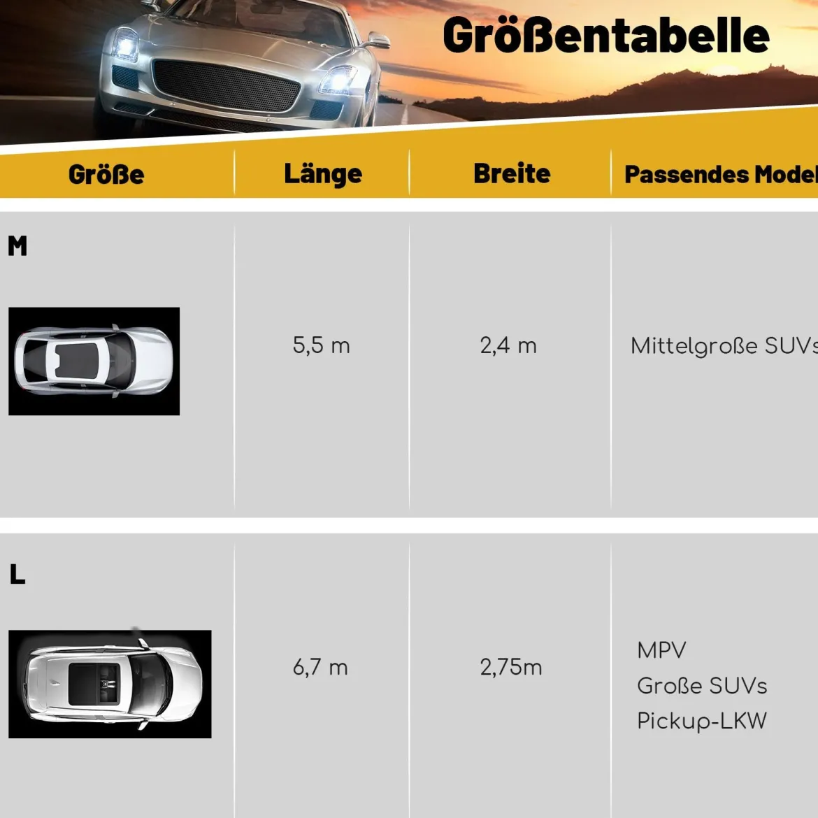 Garagenbodenmatte 2,75 x 6,7 m Rutschfeste Auffangmatte für Wasserbeständigen Schutz vor Schnee Regen Schwarz