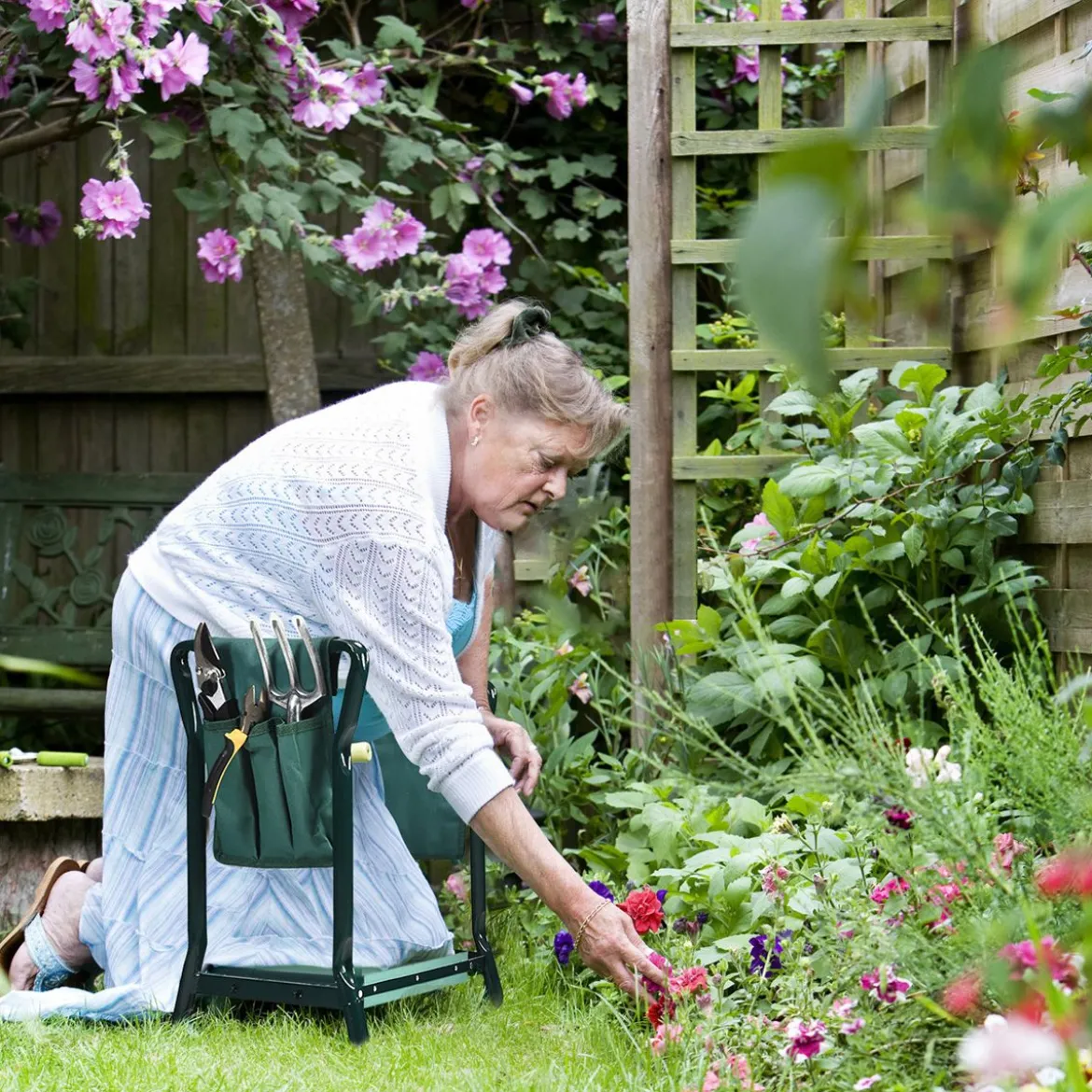 Garten Kniebank Gartenhocker Arbeitshocker für Gartenarbeit Knieschutz