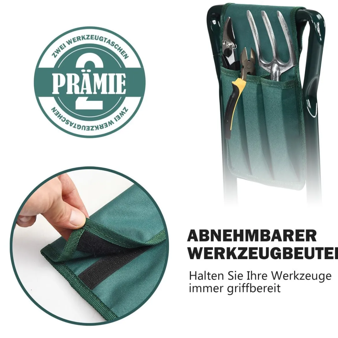 Garten Kniebank Gartenhocker Arbeitshocker für Gartenarbeit Knieschutz
