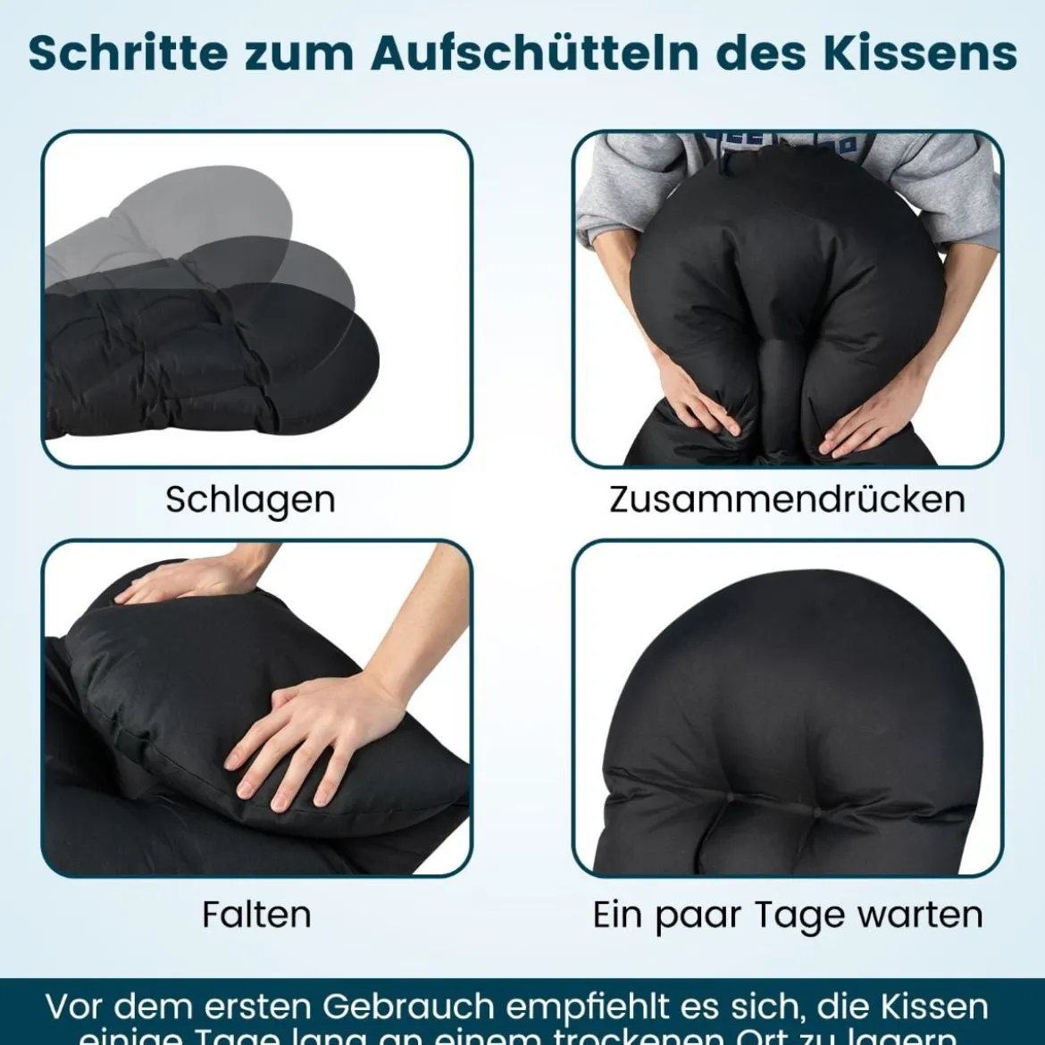 Gartenstuhlauflagen Hochlehner 125 x 59 x 10 cm Stuhlkissen Schwarz