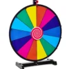 24" Glücksrad Spielzeug Farbe Rad Spiele für Lotteriespiele Wortspiele φ60cm