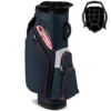 Golfbag Leichtes Golf Cart Bag mit 14 er Unterteilung Wasserabweisende Golftasche Marineblau