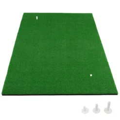 Golf-Schlagmatte Standard-Golf-Übungsmatte mit Echtem Gefühl 1,5 x 1 m Grün