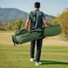 Golf Standtasche Golf bag mit 8 er Unterteilung & Regenhaube leichte Golftasche mit 5 Taschen & Standfüßen für Herren Damen Grün