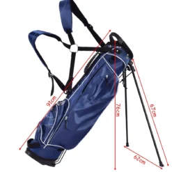 Golftasche 9 inch Golfbag Pencil Bag Profi-Reisebag Ständerbag mit Kopfteil und Tragegurt