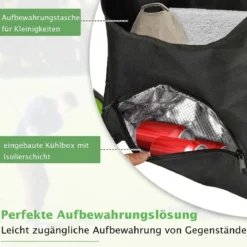 Golf Trolley 4 Rad Golftrolley Golfwagen Golf klappbar Golfcaddy Golf Push Cart aus Aluminum