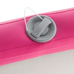 Gymnastikmatte Aufblasbar Tumbling Matte Trainingsmatte Blau/Rosa/Schwarz 400 x 100 x 10 cm