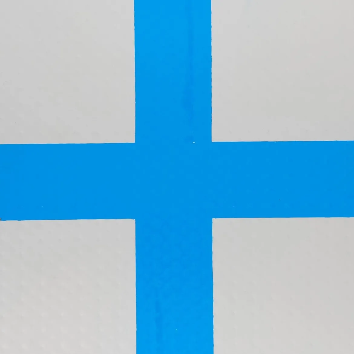Gymnastikmatte Aufblasbar Tumbling Matte Trainingsmatte Blau/Rosa/Schwarz 400 x 100 x 10 cm