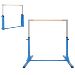 Gymnastik Turnreck Turnreck höhenverstellbar Turnstangen bis 100kg belastbar für den Innenbereich Rosa/Blau/Grün/Violett