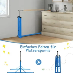 Gymnastik Turnreck Turnreck höhenverstellbar Turnstangen bis 100kg belastbar für den Innenbereich Rosa/Blau/Grün/Violett