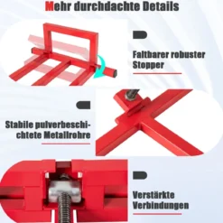 Hebevorrichtung Hebebühne Reinigungshilfe für Rasentraktor 400KG stufenlos