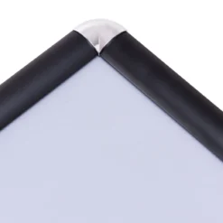 Höhenverstellbarer A3 Infoständer Drehbarer Plakatständer Kundenstopper Schwarz
