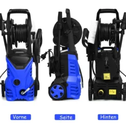 Hochdruckreiniger 1500W Terrassenreiniger Blau/Rot 27 x 27 x 68 cm