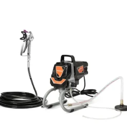 Hochdruck Sprühgerät 1100 W Farbsprühgerät Airless Farbsprühsystem Schwarz