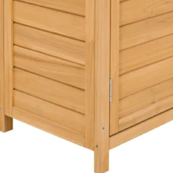 Holz Gartenschrank Gerätehaus Geräteschuppen Geräteschrank 70 x 36 x 177 cm
