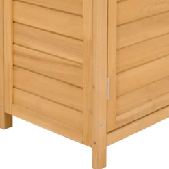 Holz Gartenschrank Gerätehaus Geräteschuppen Geräteschrank 70 x 36 x 177 cm