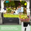 Holzkohlegrill Outdoor-Grill mit Elektrischer Bratgabel Holzkohle-Grillstation für BBQ 108 x 41 x 75 cm