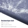 Hundebett Hundeliege outdoor Haustierbett Hund 130 x 90 x 20 cm Grau