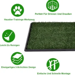 Hundetoilette Welpentoilette Hundeklo Haustierklo Trainingsunterlage Töpfchen