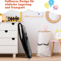 2 in 1 Babywippe und Babyschaukel klappbar Babyliegestuhl mit 2 verstellbaren Liegepositionen bis 15 kg Grau