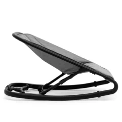 2 in 1 Babywippe und Babyschaukel klappbar Babyliegestuhl mit 2 verstellbaren Liegepositionen bis 15 kg Hellgrau