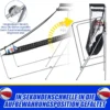 8 in 1 Basketballautomat mit 4 Bällen & Luftpumpe & 8 Spielmodi Arcade Basketballspiele Rot