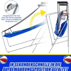 8 in 1 Basketballautomat mit 4 Bällen & Luftpumpe & 8 Spielmodi Arcade Basketballspiele Dunkelblau
