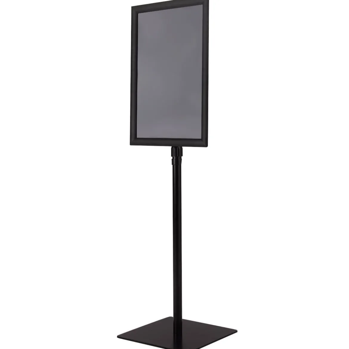 Infoständer A3 2er Set Informationsständer höhenverstellbar Plakatständer Kundenstopper Schwarz