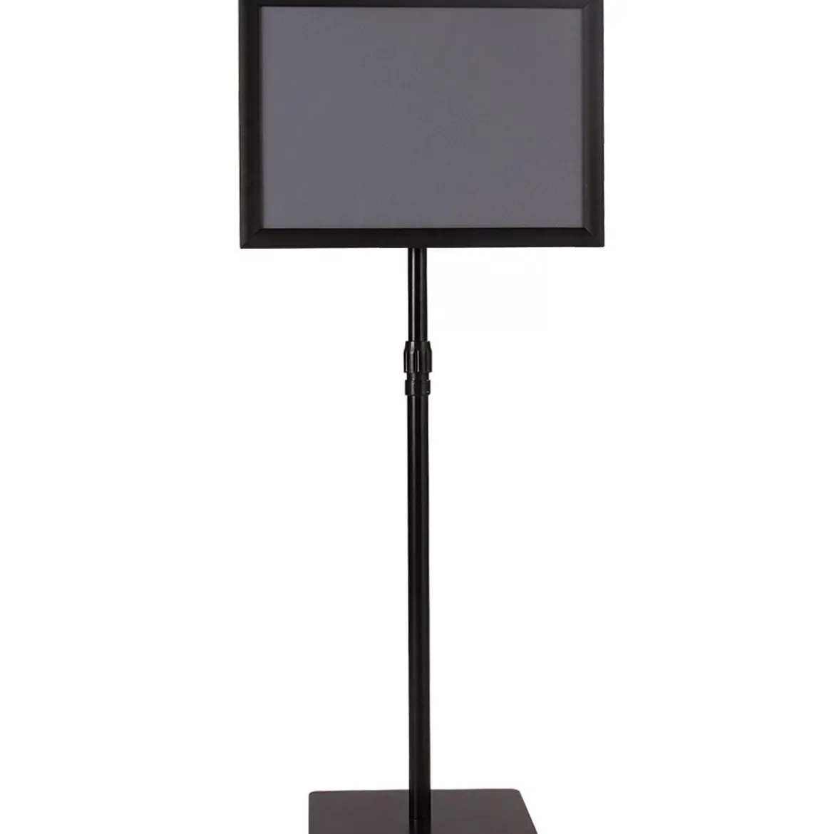 Infoständer A3 Höhenverstellbarer Abnehmbarer Plakatständer Plakat Silber/ Schwarz 42 x 29,5 cm