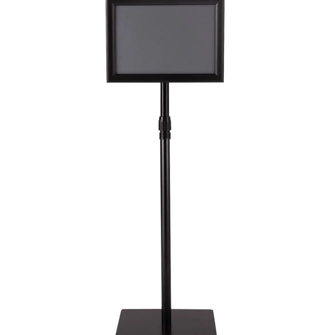 Infoständer DIN A4 Höhenverstellbarer Abnehmbarer Plakatständer Plakat Silber/Schwarz 33 x 24 cm