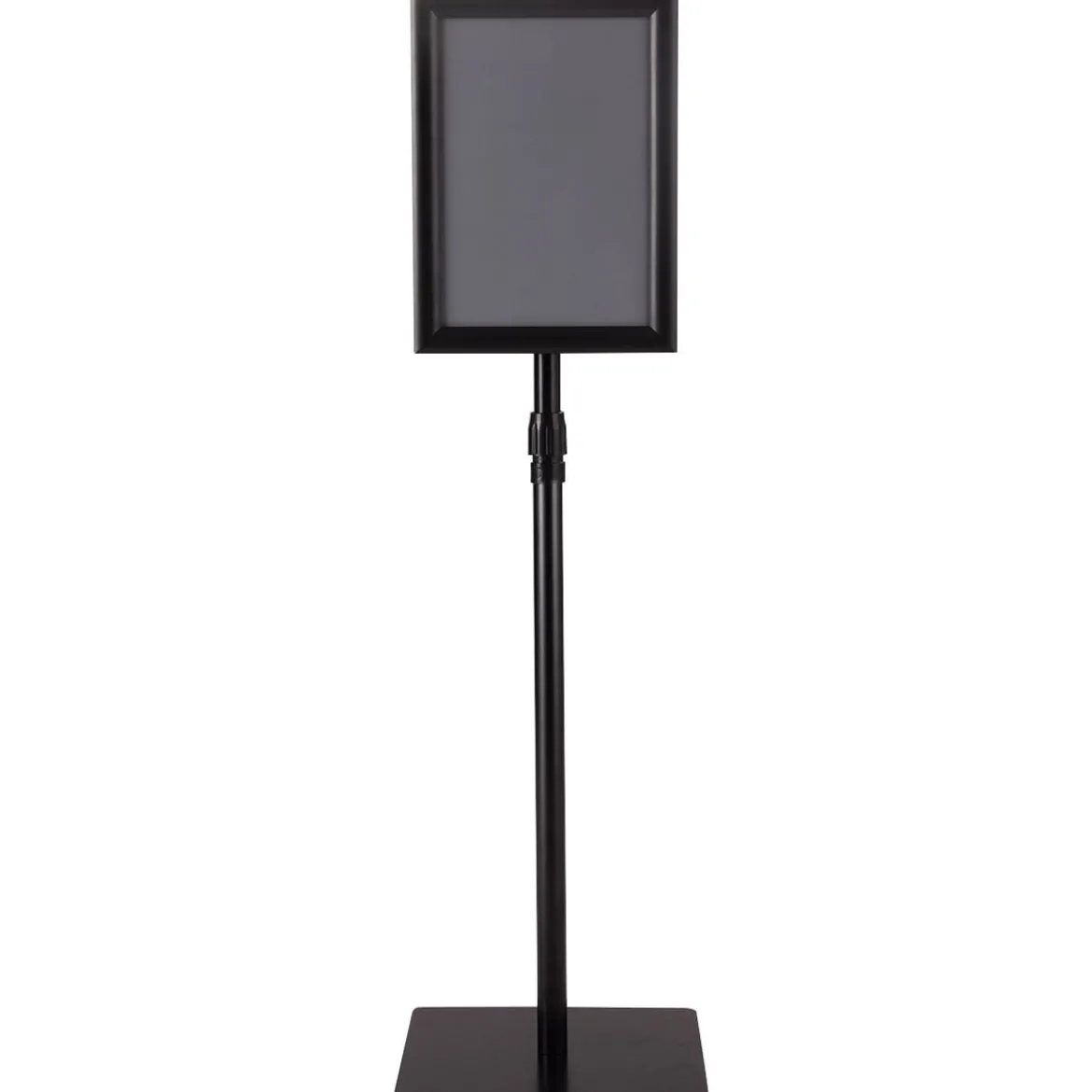 Infoständer DIN A4 Höhenverstellbarer Abnehmbarer Plakatständer Plakat Silber/Schwarz 33 x 24 cm