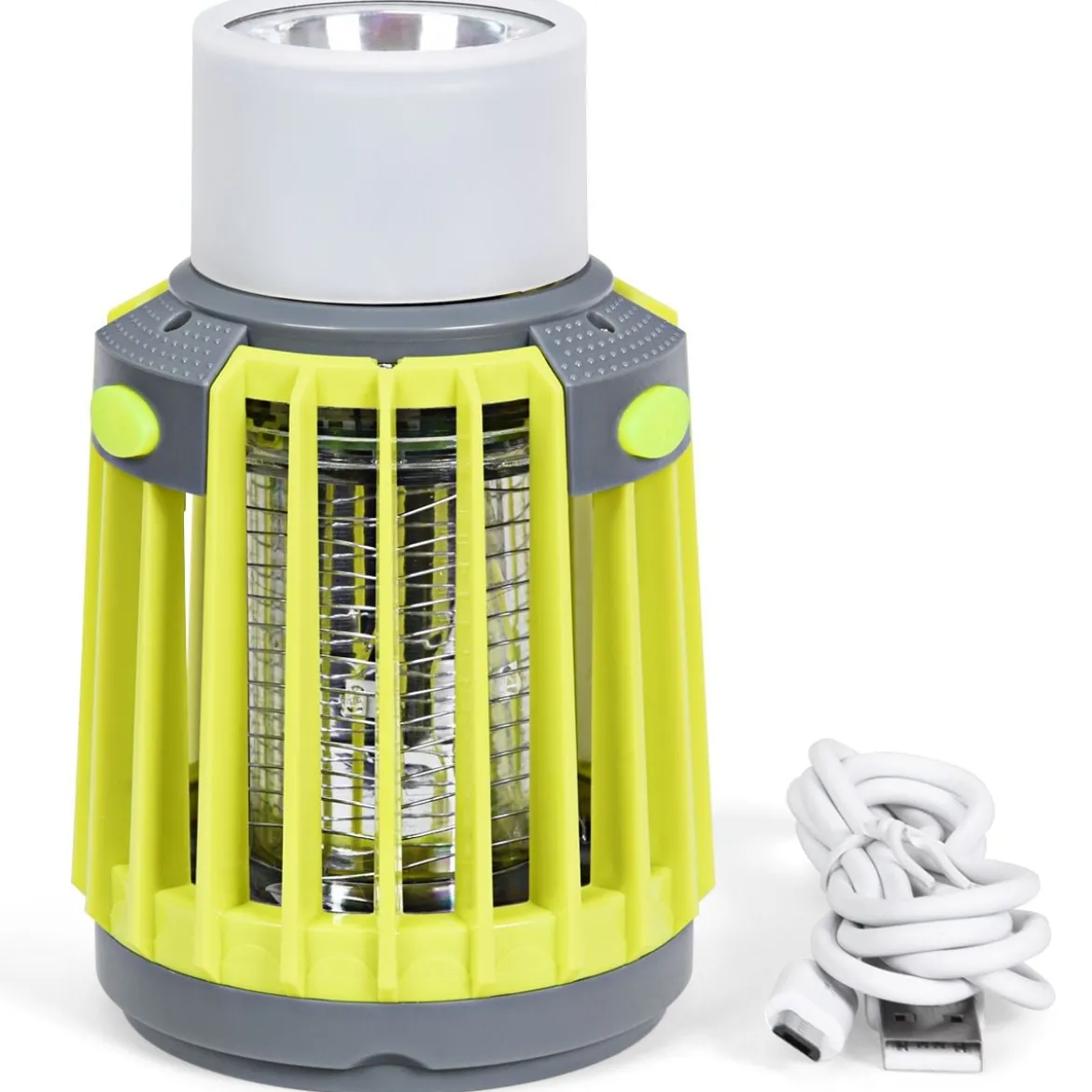 3-in-1 Insektenvernichter Solar-Campingleuchte Mückenkiller Taschelampe Mückenlampe Notlicht