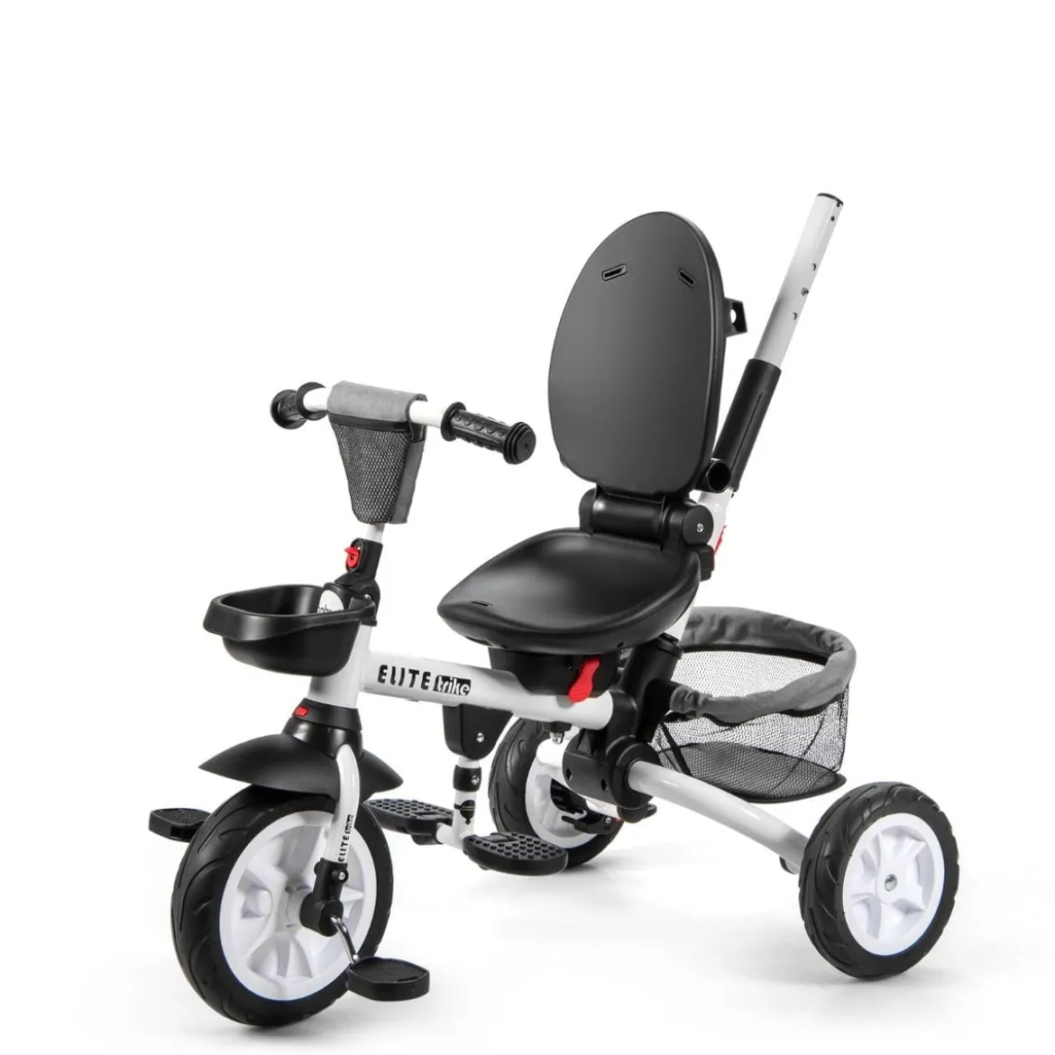 6-in-1 Kinderwagen mit Dach & Sicherheitsgurt für Kinder im Alter von 12 - 50 Monaten Grau
