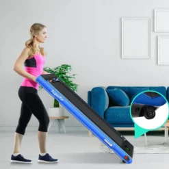 2 in 1 Klappbares Laufband 2,25 HP Tragbares Elektrisches Laufband